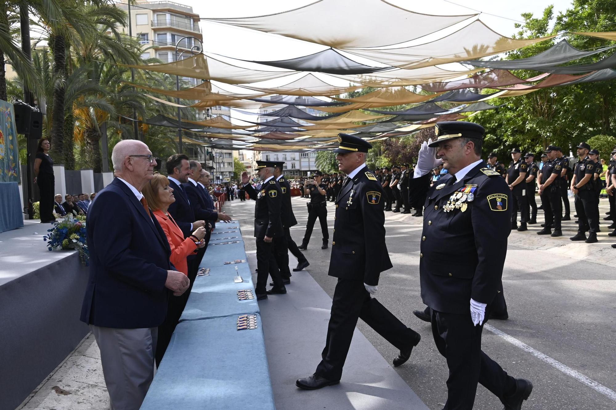 Así ha sido el acto del patrón de la Policía Local de Elche
