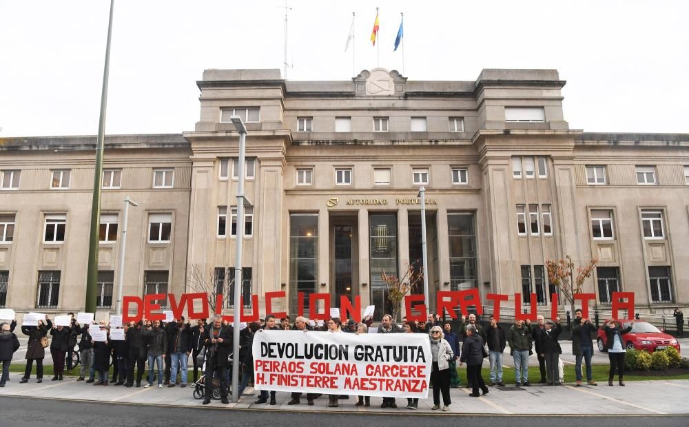 Concentración para pedir la devolución de los terrenos de La Solana