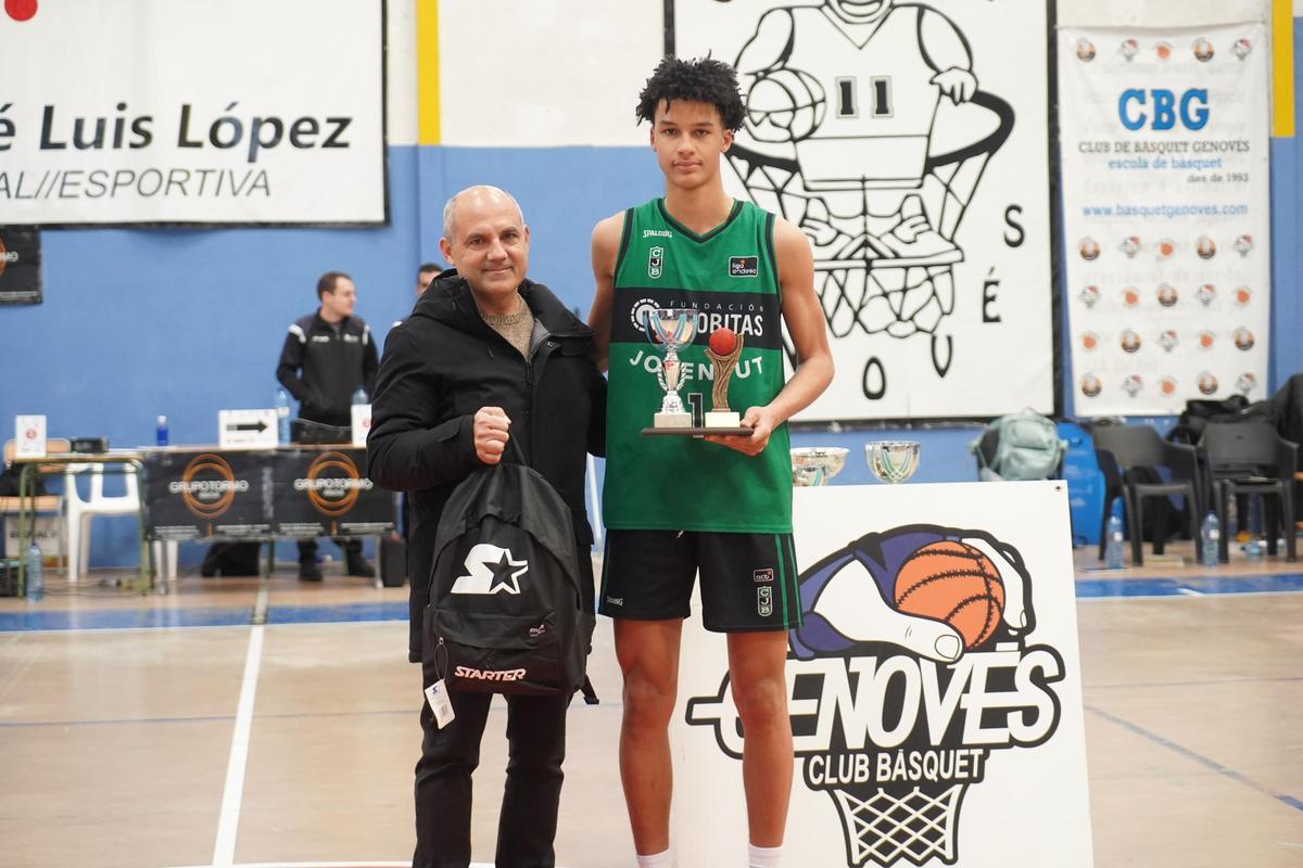 Elyjah, del Joventut, elegido mejor jugador del torneo.