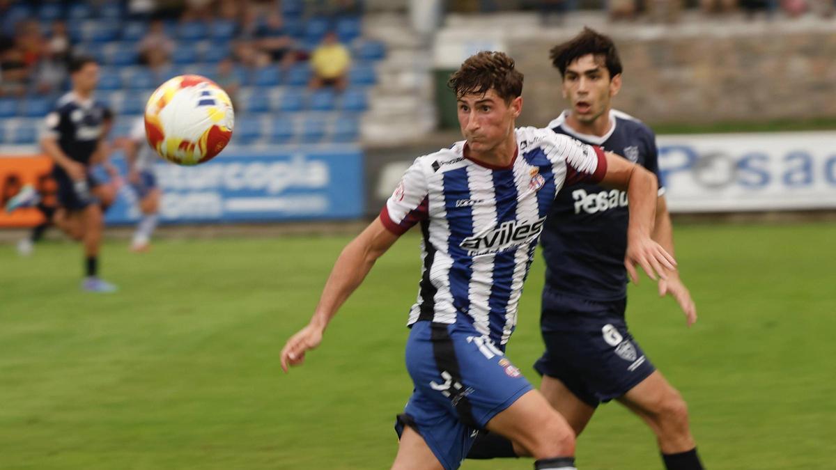 Javi Cueto, durante un partido de la pasada pretemporada