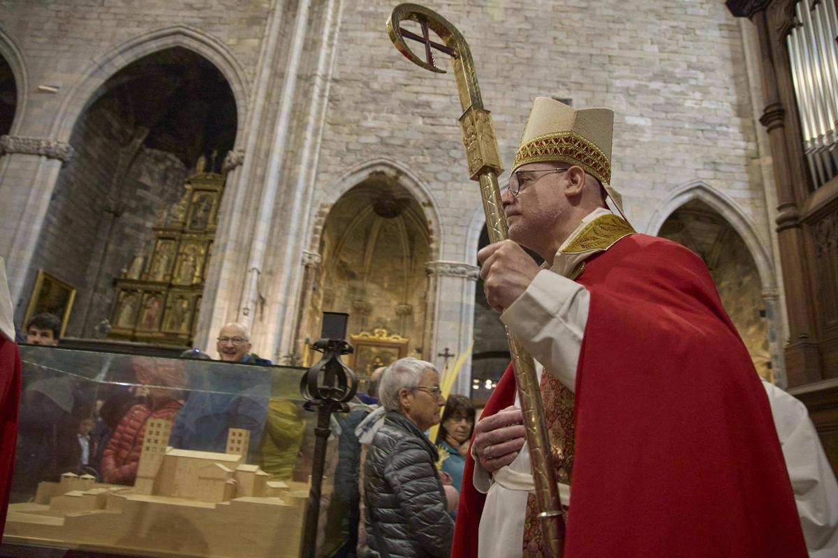 La benedicció de Rams a la Catedral de Girona en imatges La benedicció de Rams a la Catedral de Girona en imatges