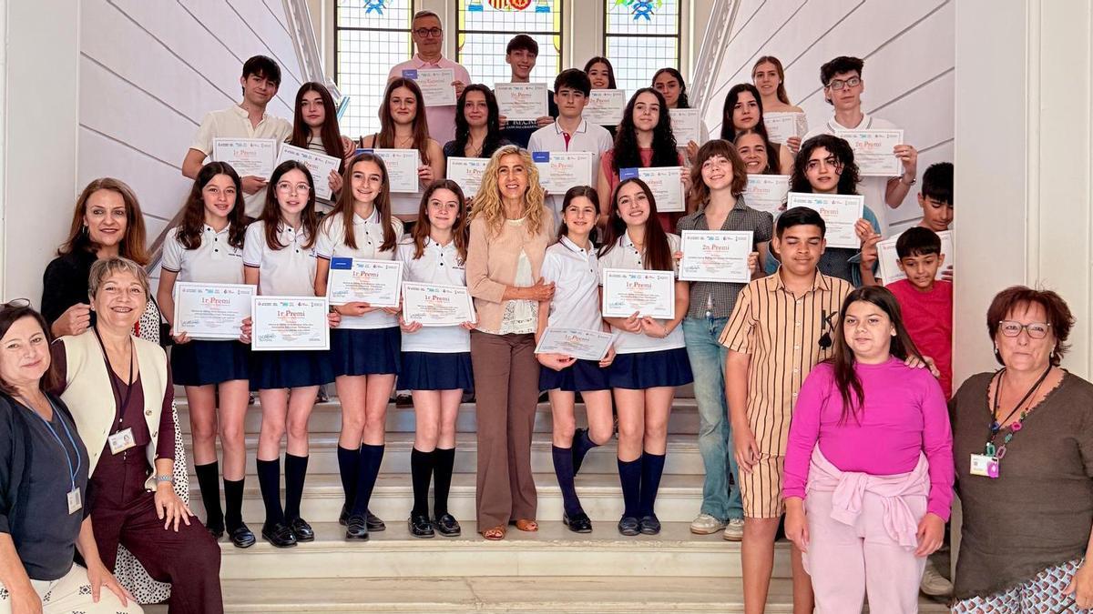 Tots els guanyadors de la 14ª edició del concurs 'K me cuentas'.