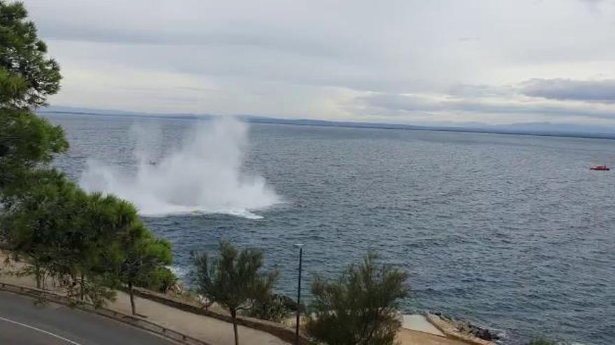 Detonen una mina d&#039;origen alemany de 150 kg a la badia de Roses