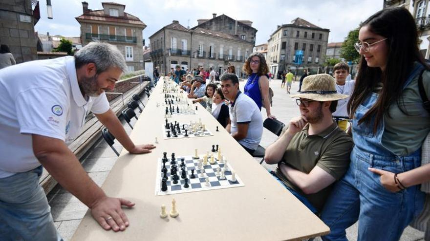 Ajedrez gigante para los más pequeños.