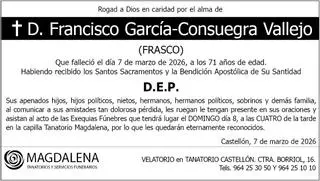 D. Francisco García-Consuegra Vallejo