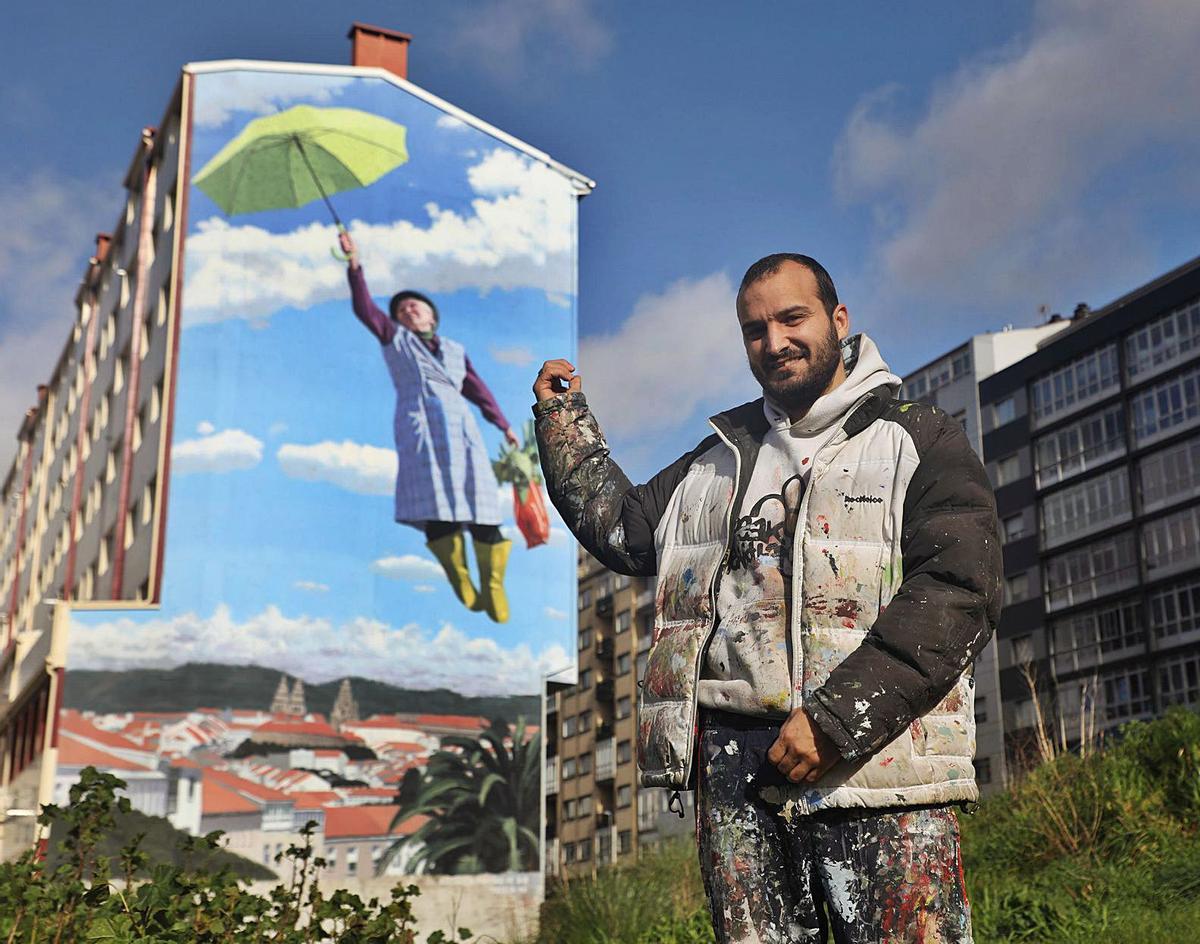 Herederos del arte con aerosol gallego