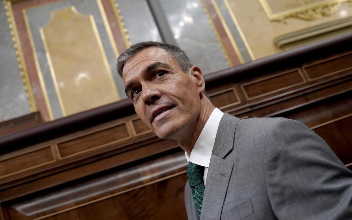Comparecencia de Pedro Sánchez en el Congreso de los Diputados.