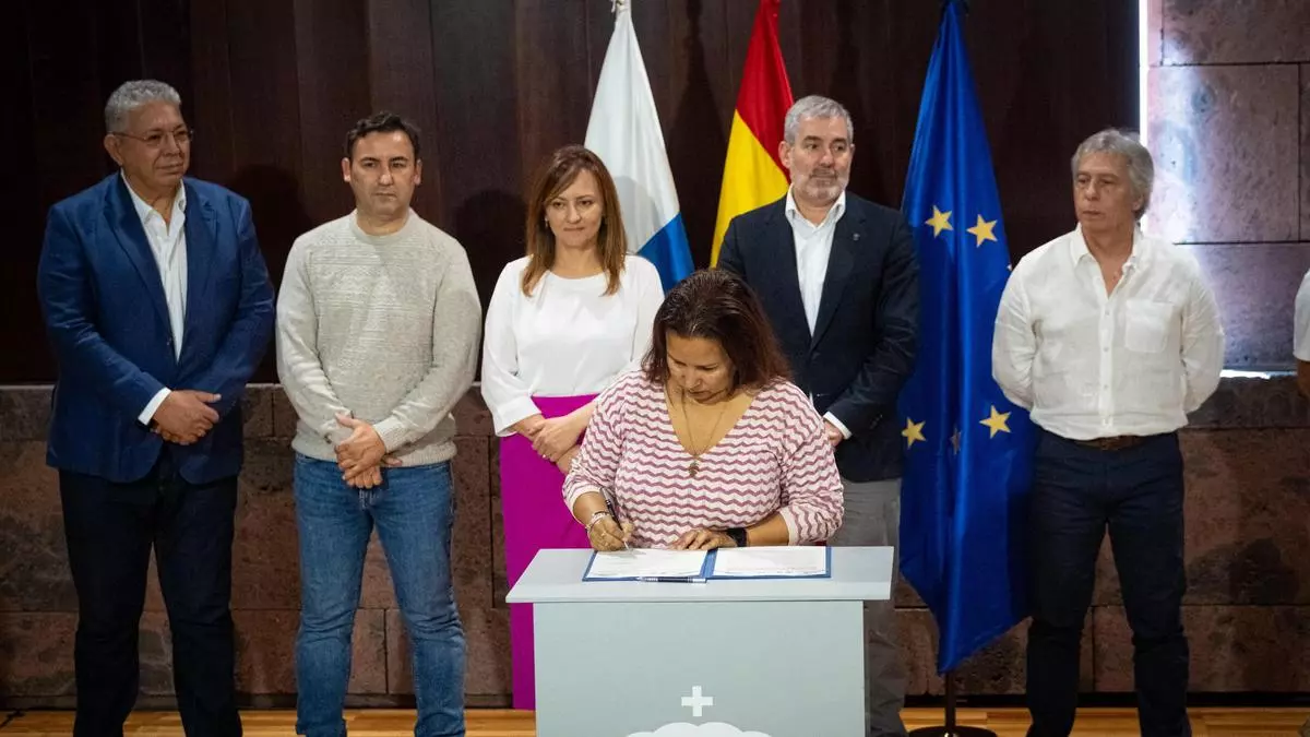 Gobierno canario y sindicatos acuerdan subir los salarios de 2.600 trabajadores de Justicia