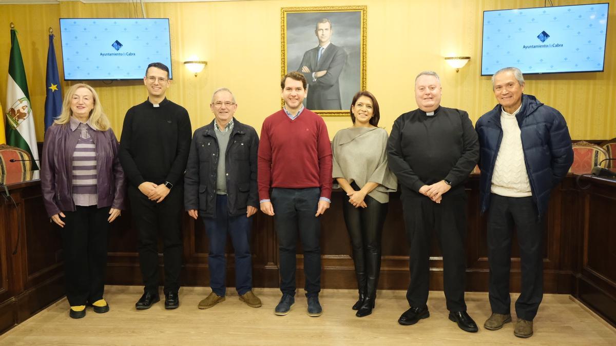 Presentación de la campaña solidaria, este viernes en Cabra.