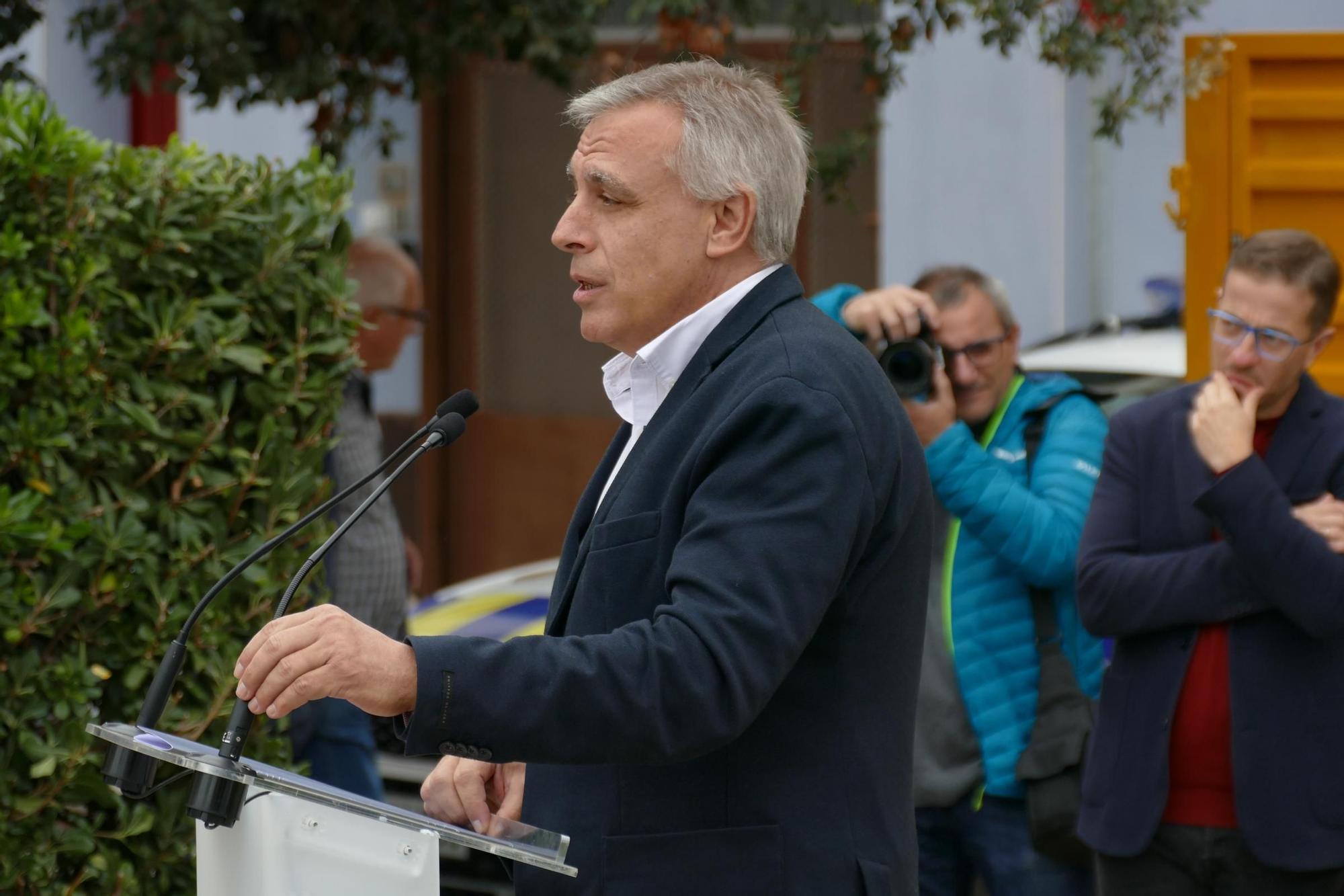 Figueres inaugura l'escultura de Jordi Mitjà pel centenari de Padrosa