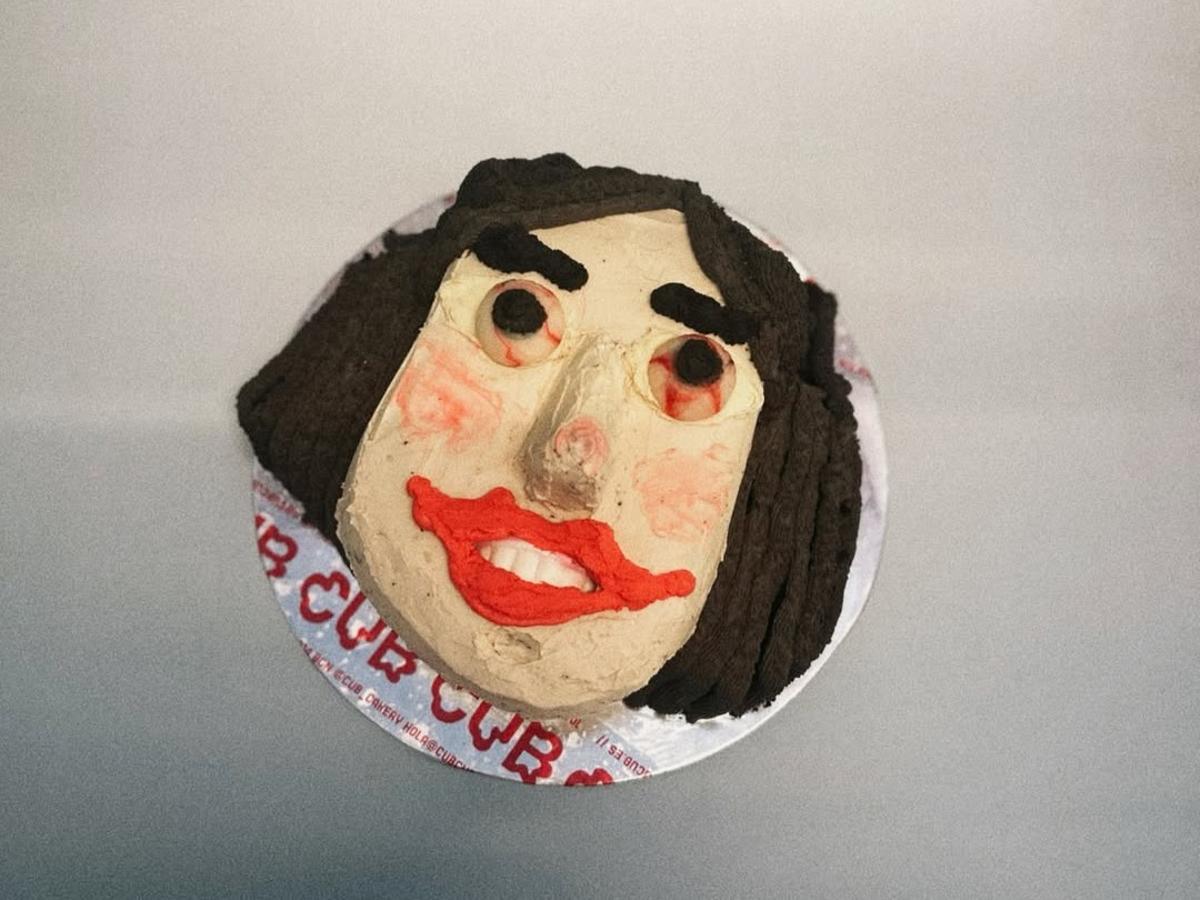 Retrato pastelero de Laia Costa hecho en CUB.