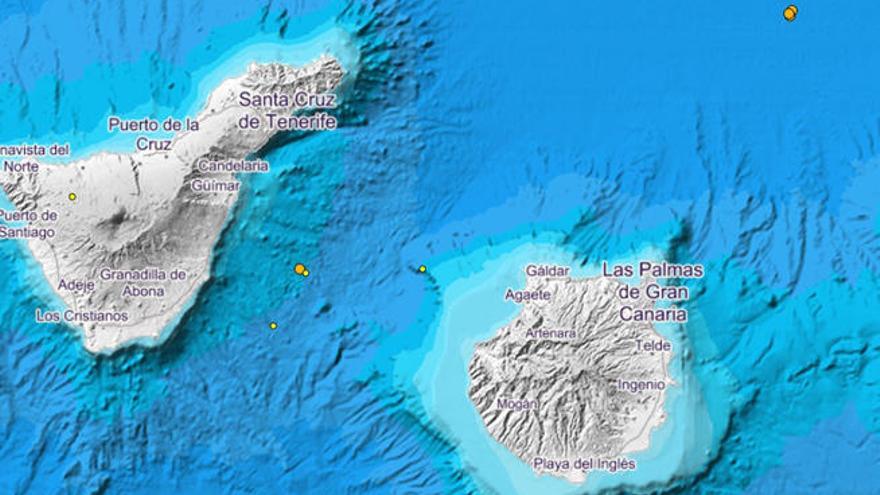 Canarias registra ocho terremotos durante el fin de semana