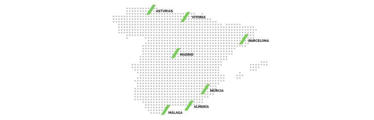 BNFIX mapa de oficinas en Espaa