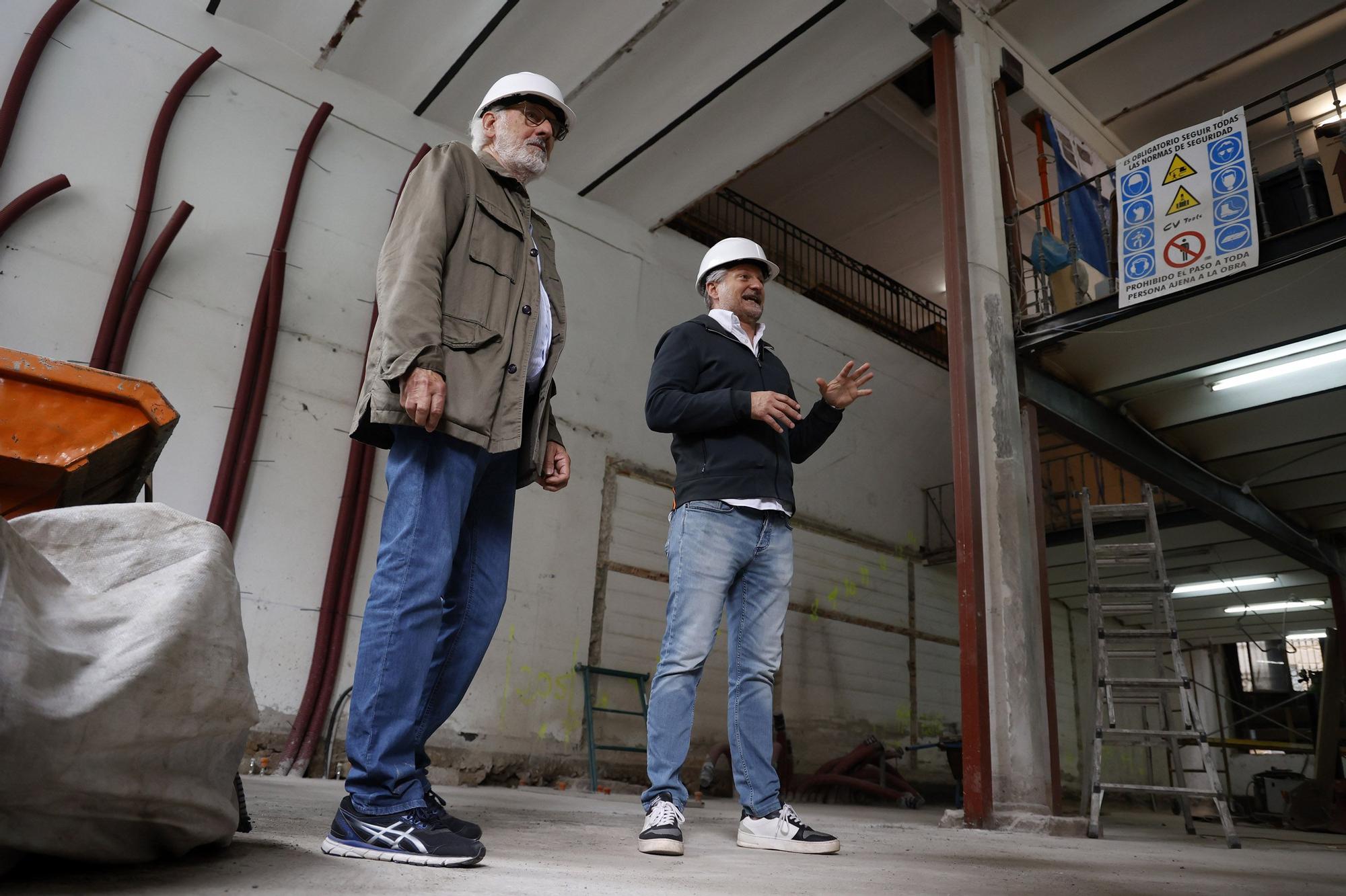 Las obras nuevo restaurante de Pepe Vieira, en marcha