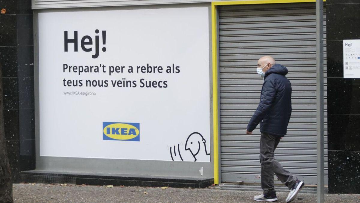 La futura botiga d’Ikea al carrer Joan Maragall de Girona