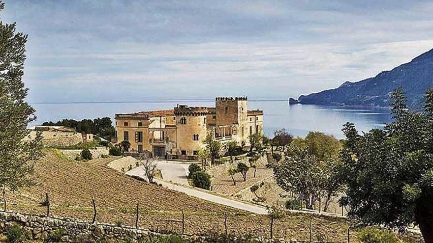 Panorámica de la &#039;possessió&#039; de Son Bunyola, un predio de tres millones de metros cuadrados en el corazón de la Serra de Tramuntana.