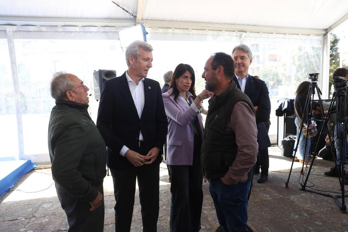 Alfonso Rueda en O Grove: una visita con mucha chicha política