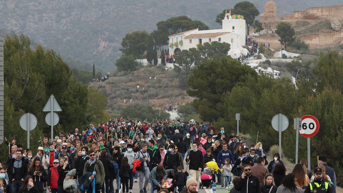 Ermita de la Magdalena el día de la Romeria de las Cañas.