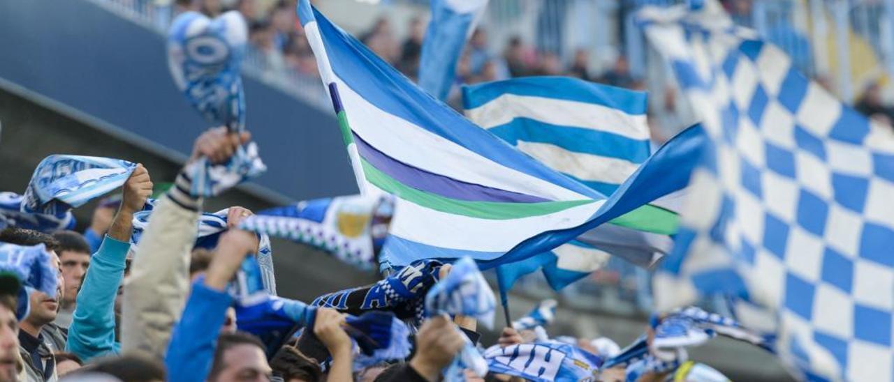 Así luce el estadio de La Rosaleda en sus días grandes