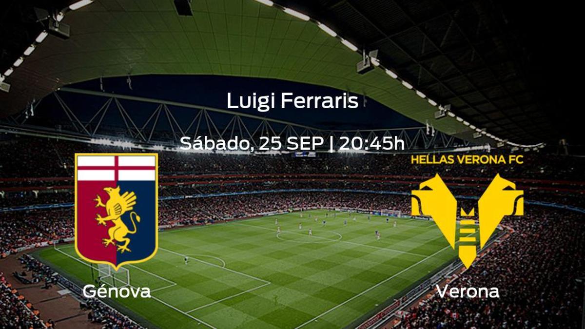 Previa del encuentro: el Génova recibe al Hellas Verona