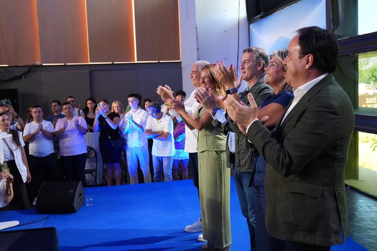 CASTELLON. II FORO DE DIPUTACIONES. CABILDOS Y CONSELLS DEL PP. CLAUSURA EN EL AUDITORI DE CASTELLO. POR PARTE DE ALBERTO NUÑEZ FEIJOO. MARTA BARRACHINA