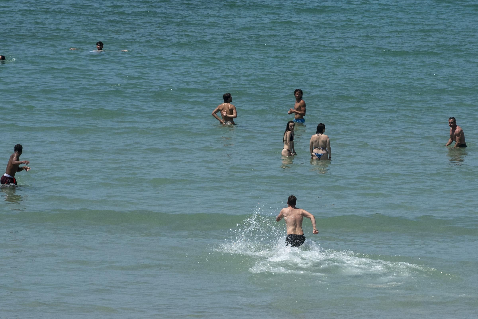 Día de playa en A Coruña