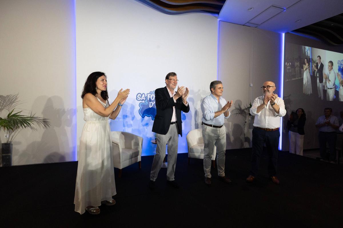 Mira aquí todas las imágenes de la visita del expresidente Mariano Rajoy en Ibiza