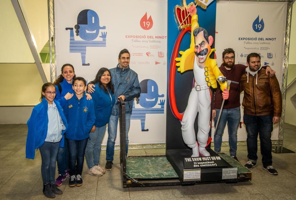 Primera jornada de entrega de Ninots en las Fallas 2019