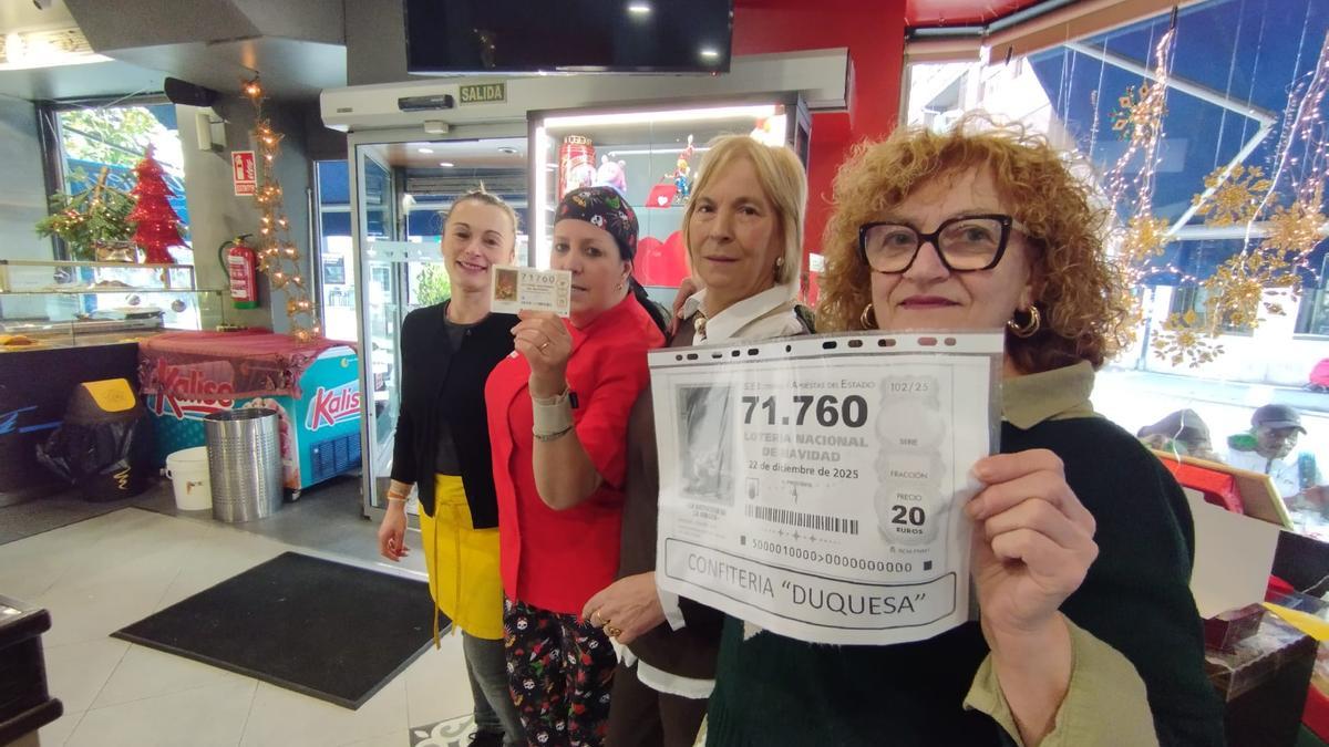 Por la izquierda, Wreronika Kuprewicz, Ana María Roiz, Carmen Lesta y Feli Is, con el número al que jugaban.