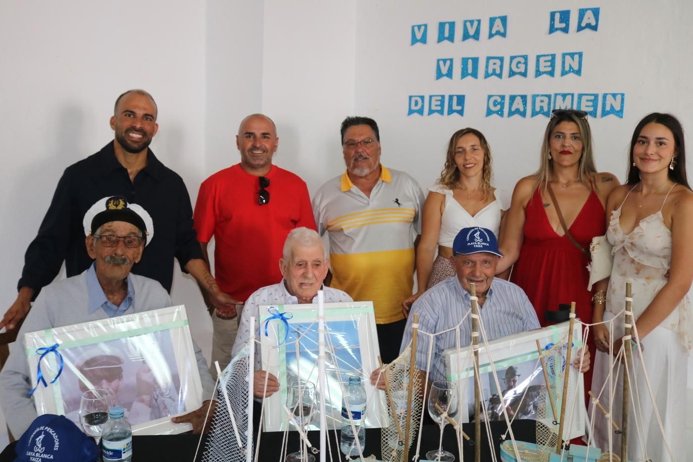 Homenaje a tres pescadores de Playa Blanca (Yaiza)