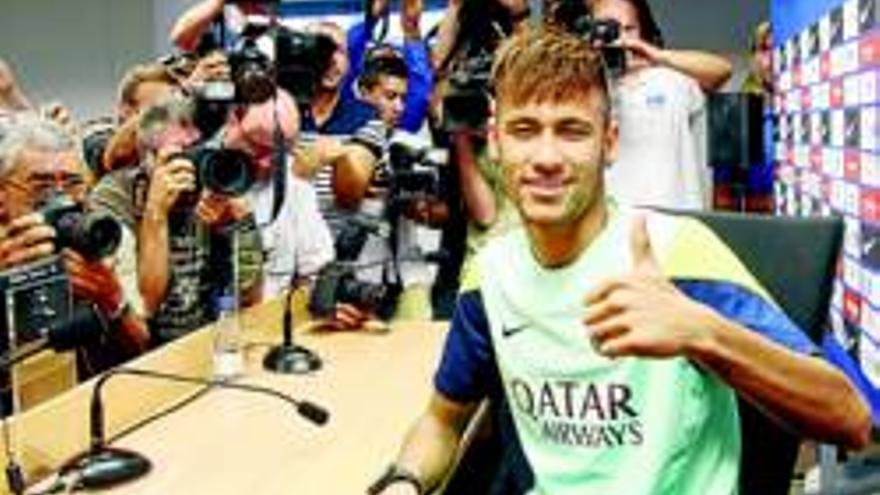 Neymar, el más feliz del Camp Nou