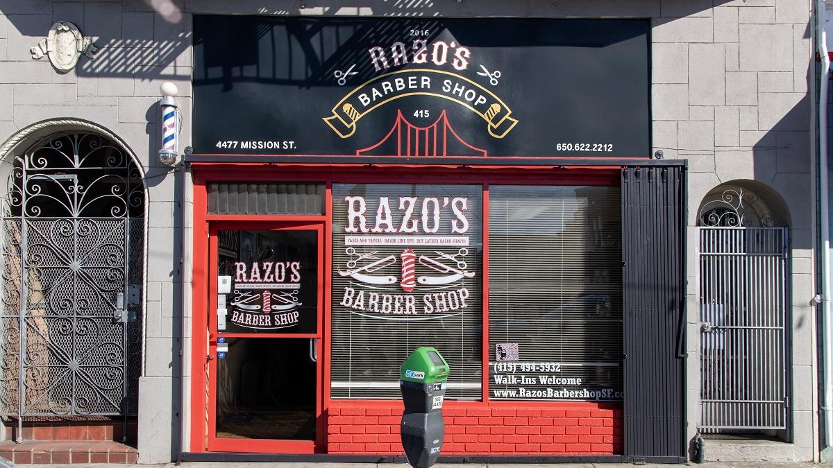 La peluquería Razo s Barber, unos de los negocios de San Francisco cuyo diseño ha reinventado la malagueña Freepik.