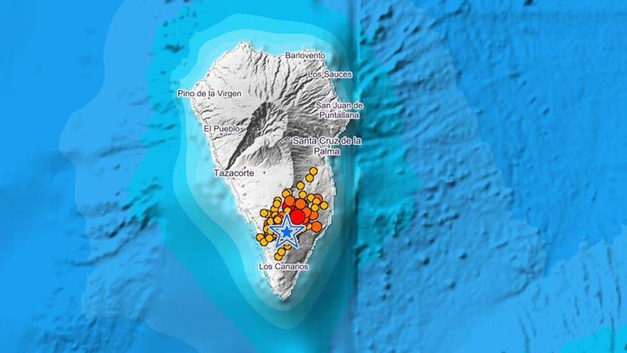La Palma registra 68 terremotos desde la medianoche