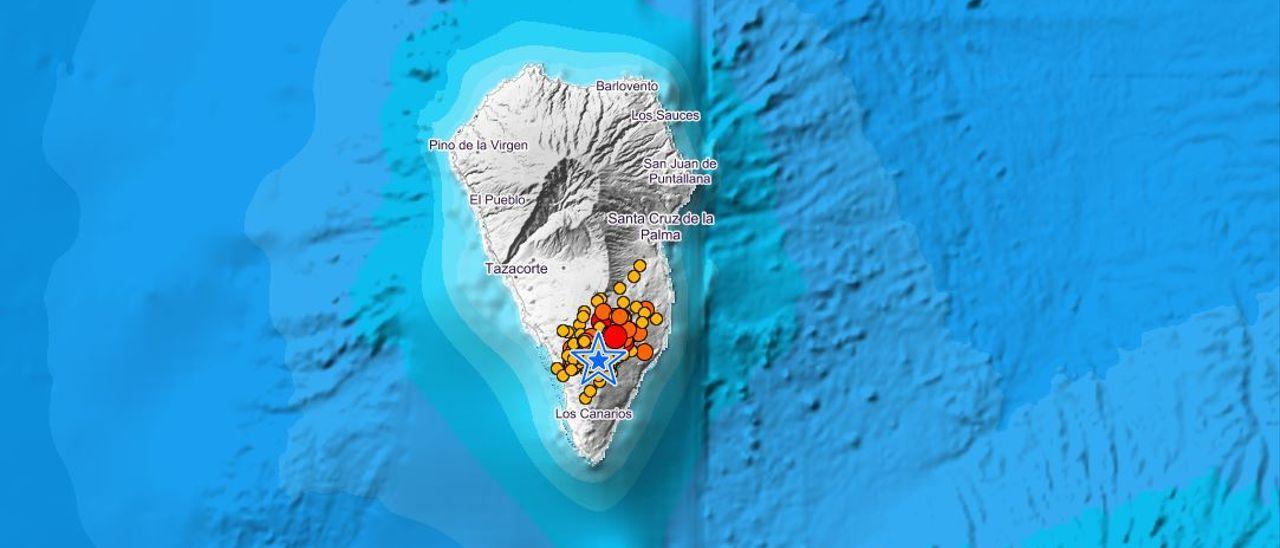 Aumentan los terremotos en La Palma: 210 temblores en menos de un día