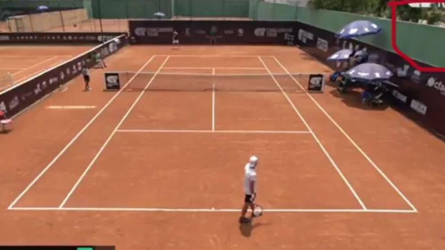 ¡Surrealista! Un tiroteo en pleno partido de tenis ATP