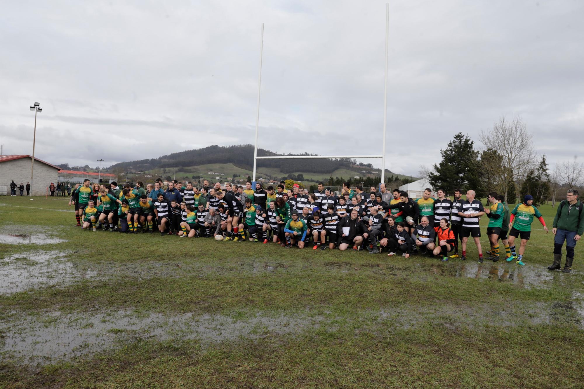 Gran jornada de rugby inclusivo en Llanera con la visita de El Salvador de Valladolid