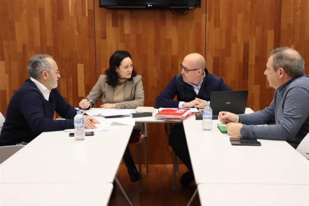 Reunión celebrada entre Satse Córdoba y PSOE.