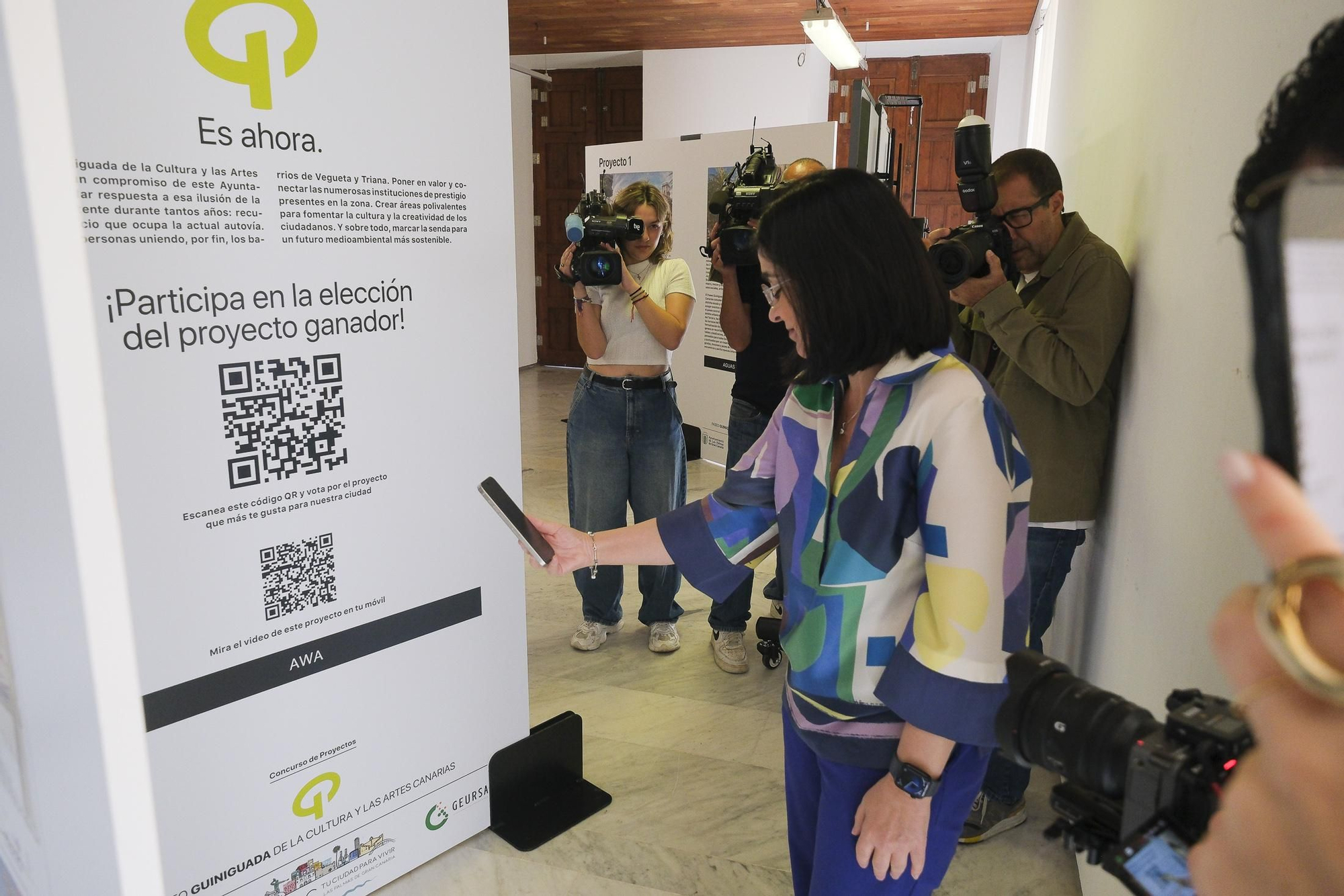Presentación de anteproyectos finalistas del paseo Guiniguada