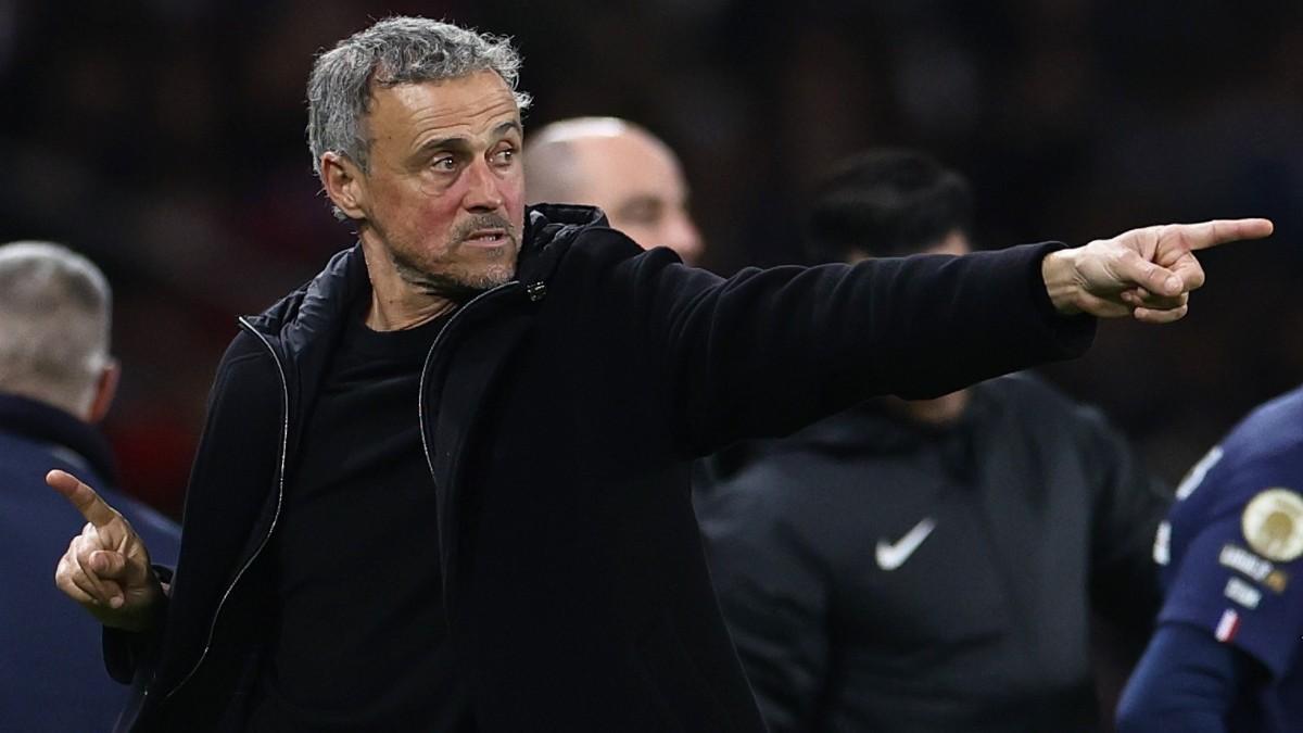 Luis Enrique, entrenador del Paris Saint-Germain
