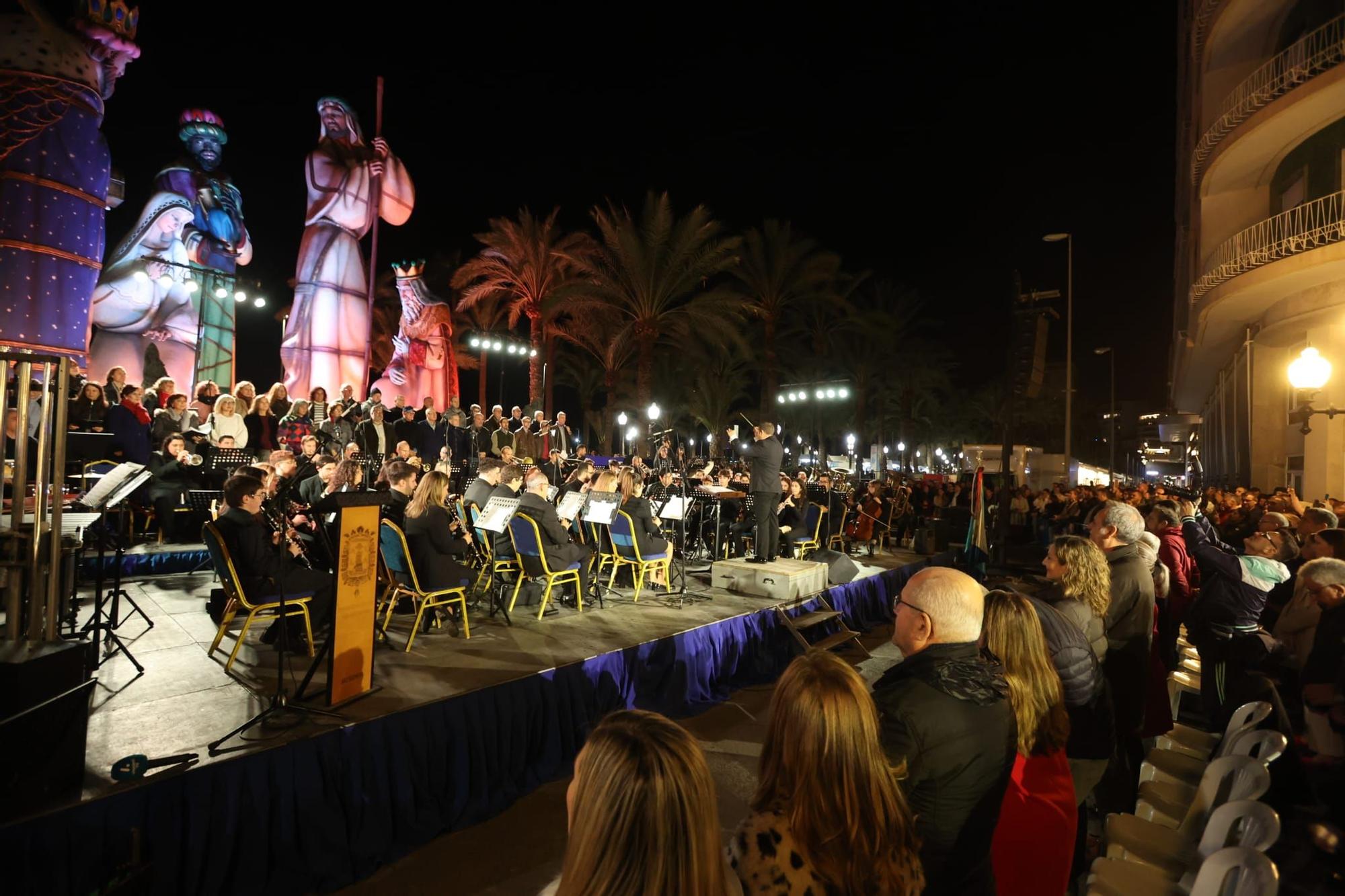 Inauguración del Belén Gigante en la Explanada de Alicante