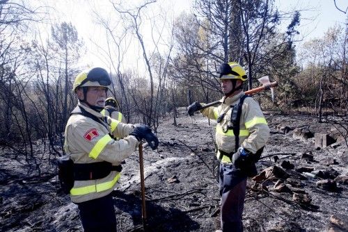 L'endemà de l'incendi a Girona