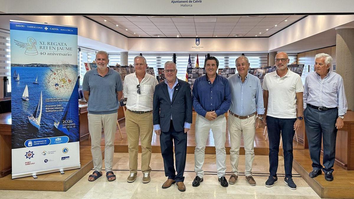 Carlos Veny, Josep Oliva, Pere Granados, Juan Antonio Amengual, Luis Nigorra, Javier Tascón y Manolo Nadal de Uhler.