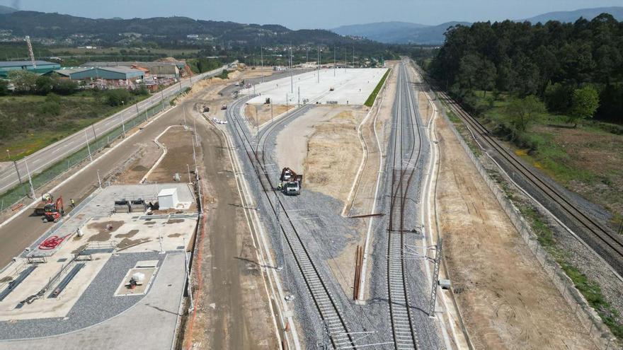 La Plisan se enchufa al tren: la terminal logística del puerto seco de Vigo ya está electrificada