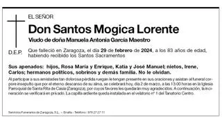 Don Santos Mogica Lorente