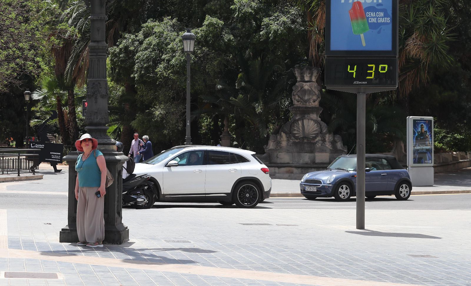 València se achicharra a 43 grados en el día más tórrido de la ola de calor