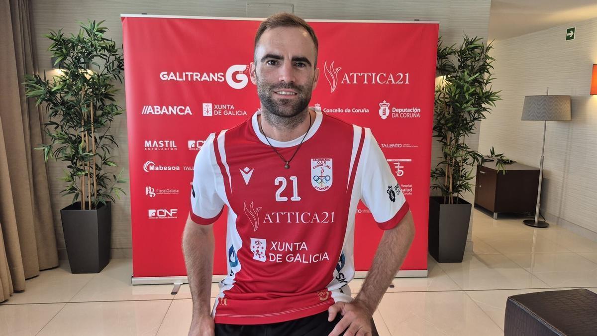 Javi Rodríguez, en la presentación de la nueva temporada del OAR