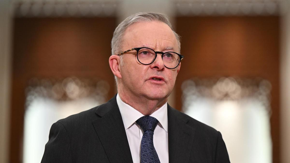 El primer ministro de Australia, Anthony Albanese.