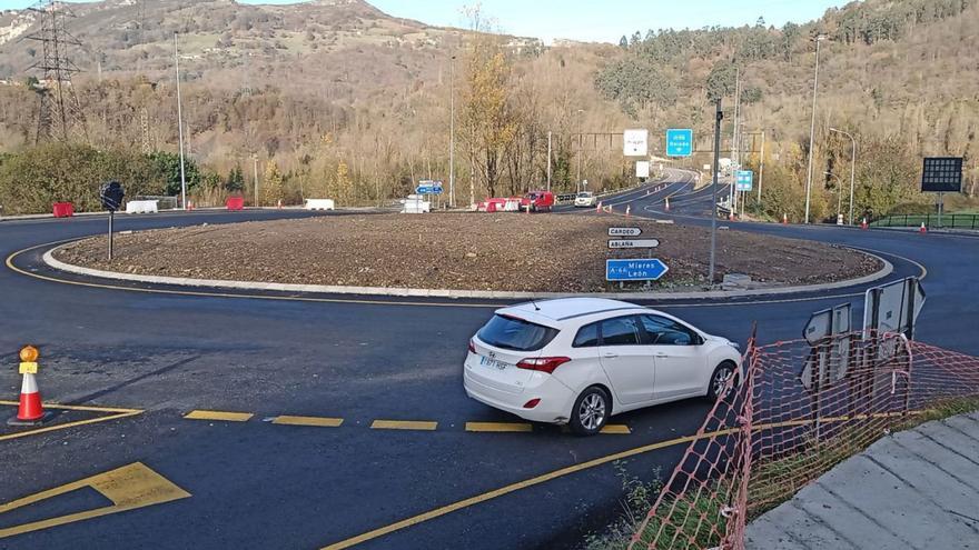 La glorieta ubicada a la altura de Cardeo. | D. M.