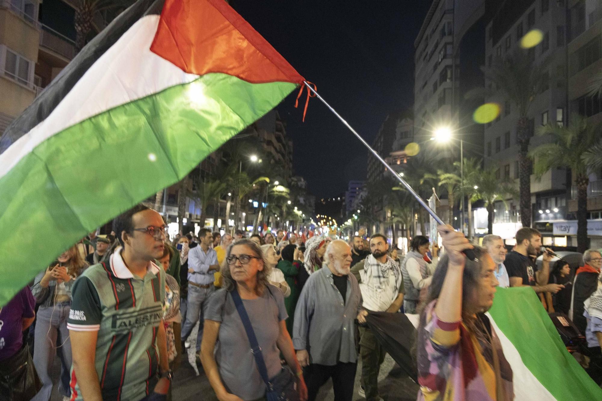Alicante alza la voz por Palestina en una jornada de movilizaciones