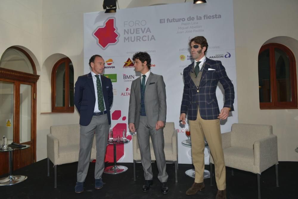 Tres toreros en el Foro Nueva Murcia